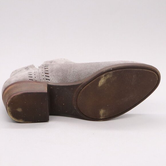 Lucky Brand Bustina Gray Slip On Ankle Boots Shoes Womens sz 9 Euro 39 Booties - Picture 6 of 16